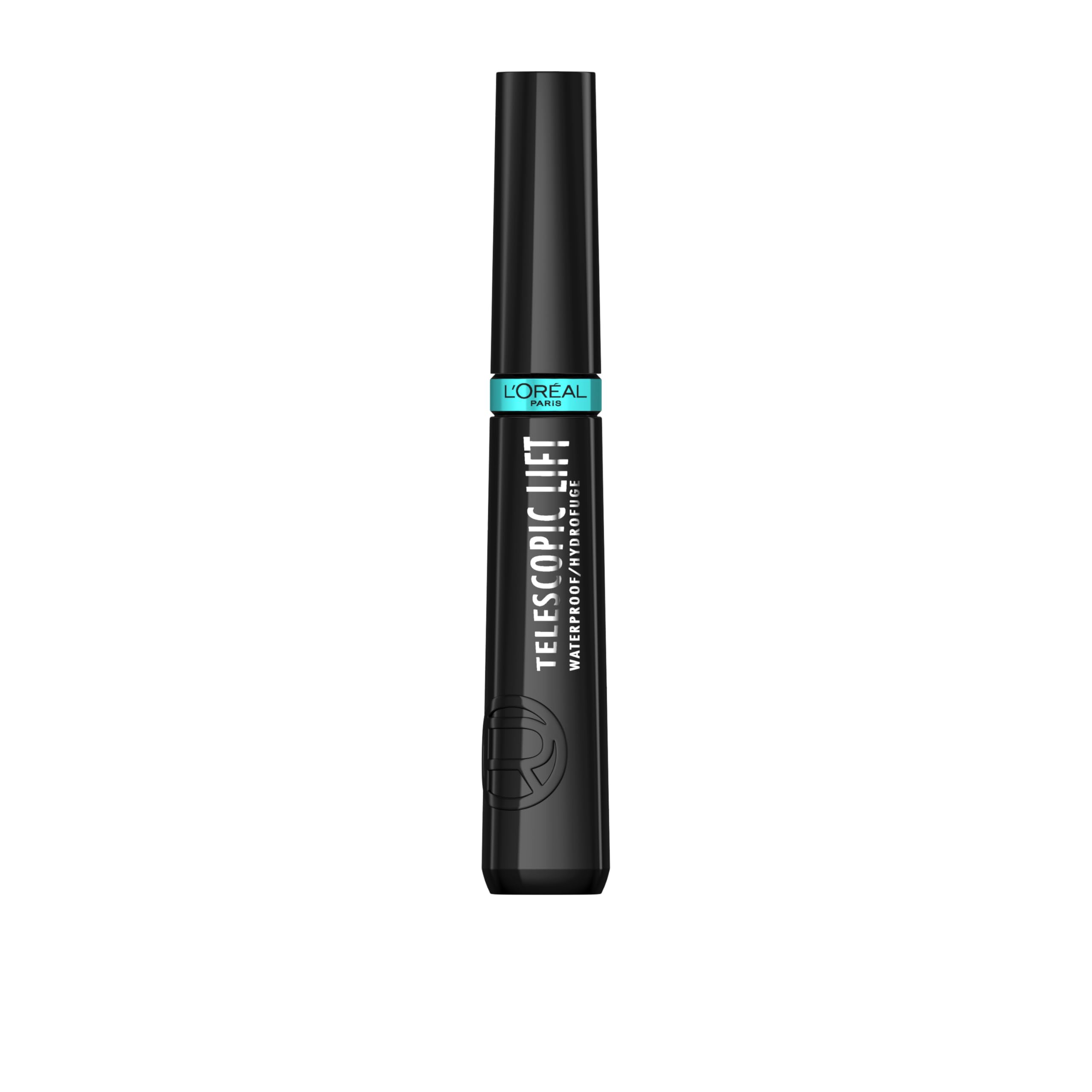 L'Oreal Paris Telescopic Lift Waterproof Mascara, Specialized Formula for Up to +4.7mm Longer Looking Lashes and 36H Lift That Resists Water Sweat and Smudging, Waterproof Black