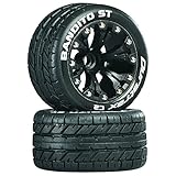 Duratrax DTXC3540 Bandito RC Staduim Truck Tires with Foam Inserts, C2 Soft Compound, ST 2.8