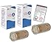4" Unna Boot Bandage with Zinc Oxide + Self Adhesive Wrap (2 of Each) + Vakly 1st Aid Kit Guide