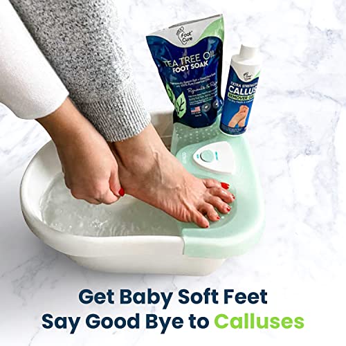Tea Tree Foot Soak & Callus Remover Gel Kit Extra Strength Callus
