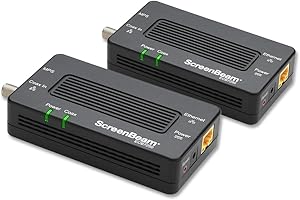 Screenbeam MoCA 2.5 Network Adapter for Higher Speed Internet, Ethernet Over Coax - Starter Kit (Model: ECB6250K02)