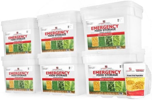 My Food Storage (720 Servings of Freeze Dried Vegetables) Sealed in Mylar Pouches - Best Emergency Food Supply - Fast, Easy and Delicious