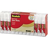 Scotch 600824S Permanent Glue Stick.28 oz, 24/Pack