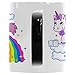 InterestPrint Funny Unicorn Rainbow Horse Animal Morphing Mug Heat Sensitive Color Changing Coffee Mug Cup, Unique Funny Birthday Mug for Men Women Him Her Mom Dad