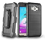 Galaxy J3 Case, Galaxy Amp Prime Case, Galaxy Express Prime Case, Ranyi [10 Colors Armor] Rugged Holster Case [Kickstand] [Belt Clip] for Samsung Galaxy J3 / Amp Prime / Express Prime (black)