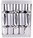 Toyland 10 Christmas Party Favours - Christmas Tree Decorations - Silver Or Red (Silver)