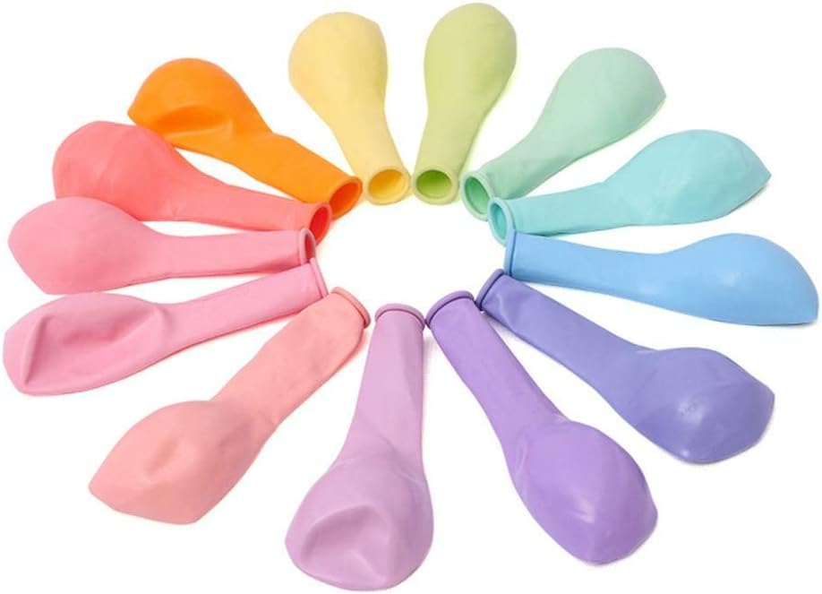 EZIZB 100pcs Pastel Latex Balloons 10 Inches Assorted Macaron Candy Colored Latex Party Balloons for Wedding Graduation Kids Birthday Party Decorations Christmas Baby Shower Arch Balloon Tower