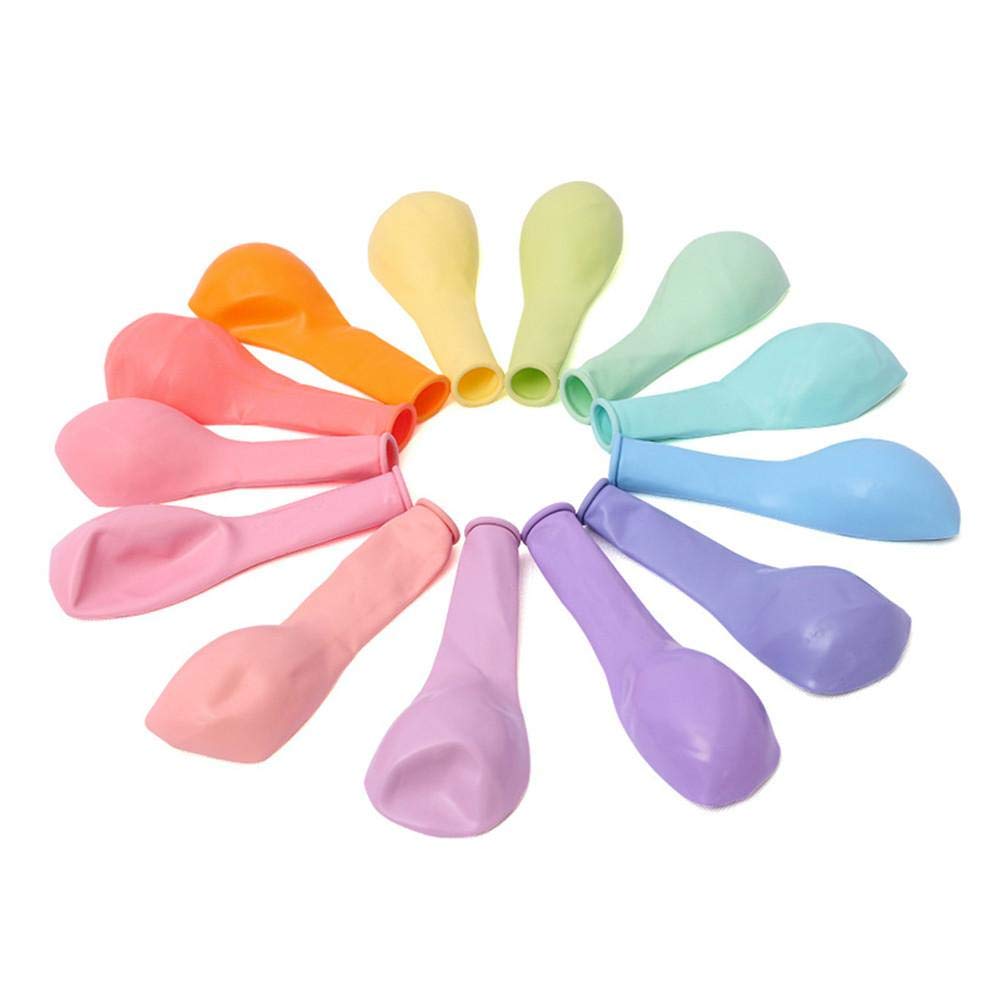 Gresky 100pcs Latex Balloons In Assorted Pastel Colours And