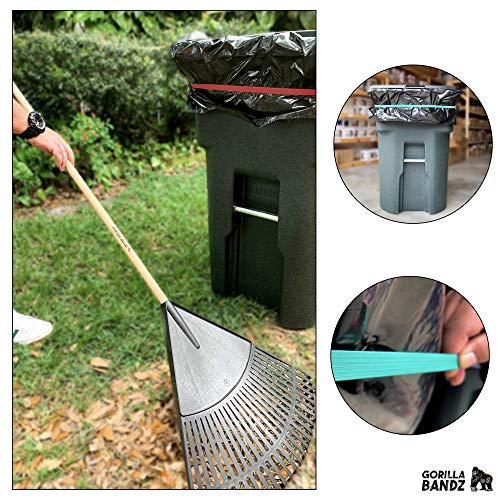 Tuffex Trash Can Bag Bands (30" Bands (5 Pack) Fits 9596 Gallon