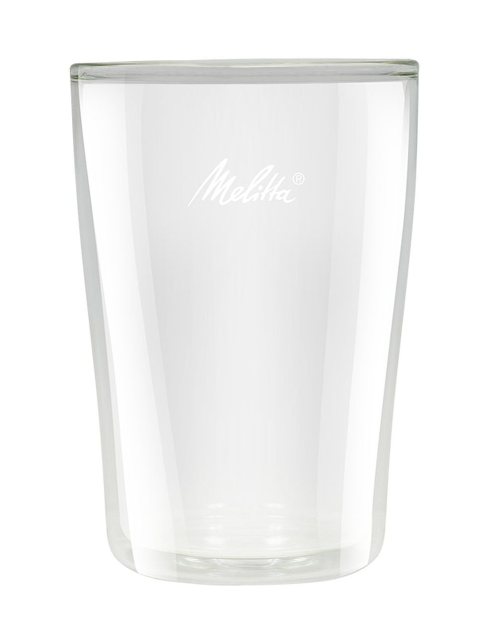 Melitta 2 Latte Macchiato Glasses 200 ml, Double-Walled Borosilicate Glass, Microwave Safe, Height 13 cm