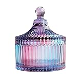 CHOOLD Luxury Purple Blue Tent Shaped Crystal Candy