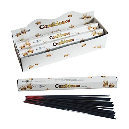 STAMFORD INC. 37512 Confidence Incense Sticks, 20 Sticks x 6 Packs