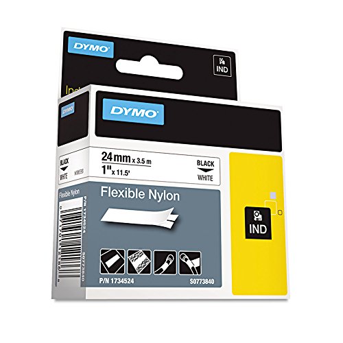 Dymo DYM1734524 Rhino 6000 Rhino Flexible Nylon Industrial Label Tape, 1