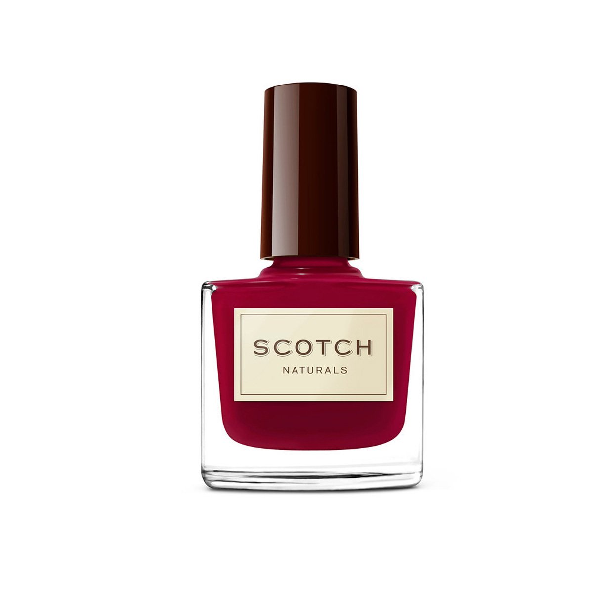 Scotch Naturals Non-Toxic Nail Polish, Bitter n' Twisted (brooding black cherry creme)