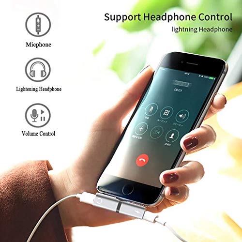image for IWFYAN Headphones Adapter for iPhone Earphone Cable Connector Compatib