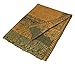 Paskmlna Border Pattern Double Layered Reversible Woven Pashmina Shawl Scarf Wrap Stole (#13)