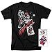 Harley Quinn DC Comics Joker Cards T Shirt (XX-Large)
