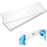 Marspark 50 Pcs Fingerprint Lifting Pads Clear for Crime Scene | Transparent Lifting Tape for Forensic Evidence, Compatible with Most Surfaces, Professional Crime Scene Investigation