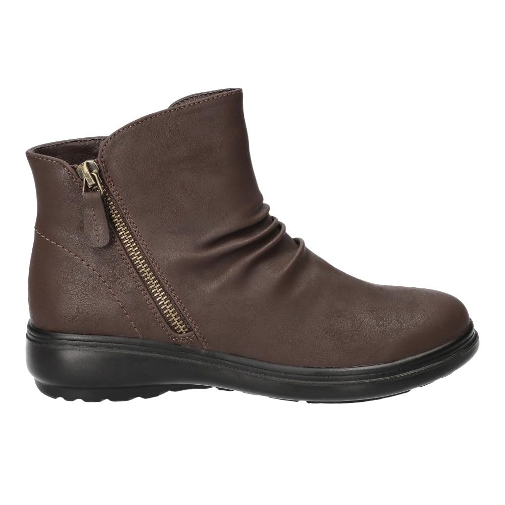Easy Street Women’s Lyra Boots, Brown Matte, 6 Wide