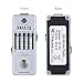 ammoon Rowin Bass Guitar Equalizer Effect Pedal 5-Band EQ Aluminum Alloy Body True Bypass