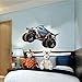 MEGALODON Decal Monster Truck monster jam WALL Vinyl STICKER Home Decor Art Monster Truck Jam Mural Kids. 18