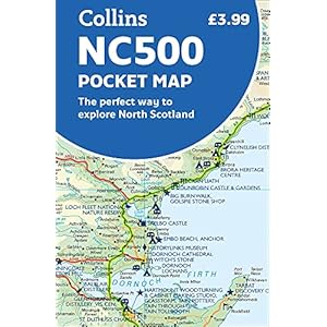 NC500 Pocket Map: The Perfect Way to Explore North Scotland Landkaart – Gevouwen Kaart, 1 april 2021