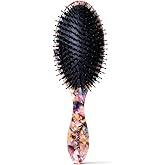 Everist Smooth & Shine Hair Brush – Vegan Boar Bristle Detangling & Smoothing Brush for All Hair Types