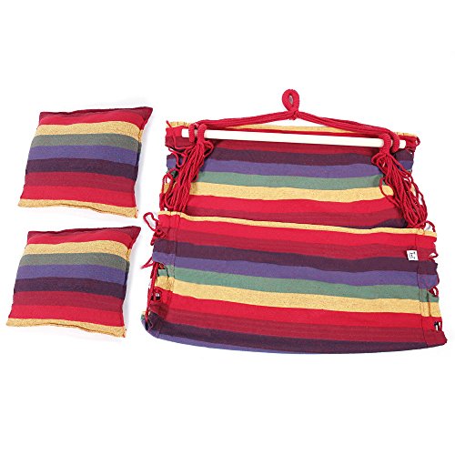OnCloud Hanging Hammock Chair Porch Swing (Rainbow)