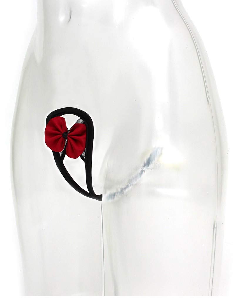 Rimba Sexy Black and Red Strapless C-String