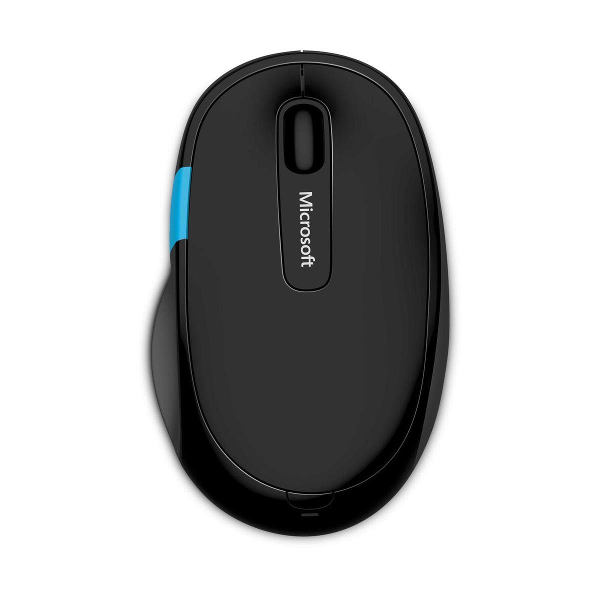 Microsoft Sculpt Comfort Mouse - Black. Comfortable design, Customizable Windows Touch Tab, 4-Way Scrolling,Bluetooth Mouse for PC/Laptop/Desktop, works with Mac/Windows Computers