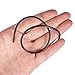 PandaHall Elite 1 Roll 3 mm Cowhide Round Leather Cords for Bracelet Neckacle Beading Jewelry Making 10 Meter / 11 Yard Black