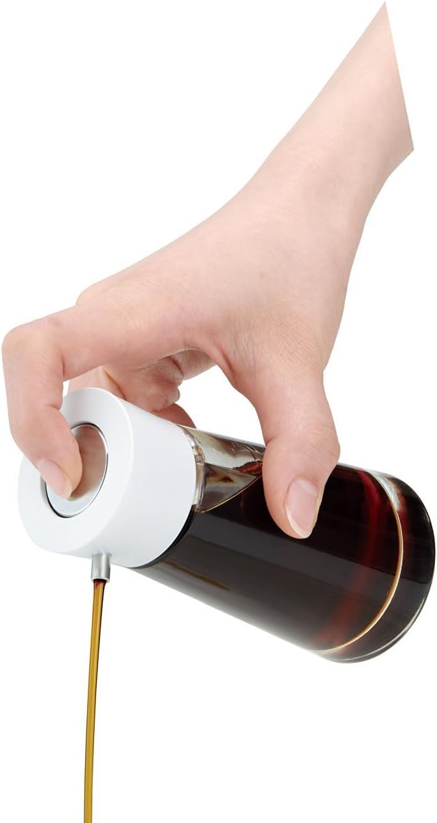 Dripless Glass Soy Sauce Dispenser Pot with Black Cap by Asvel eBay