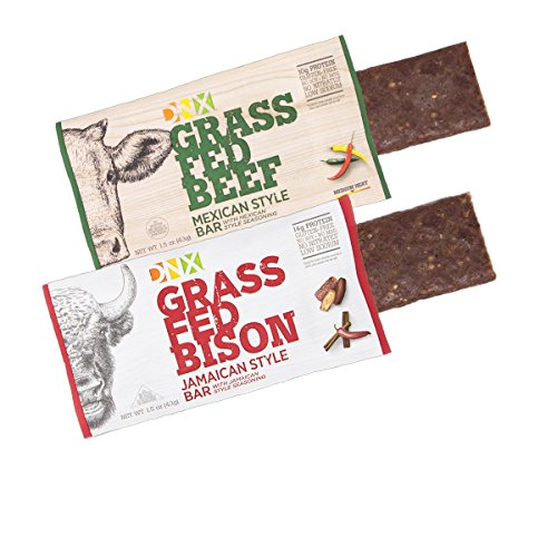 Buy DNX Bar Grass Fed Bison and Beef Paleo Protein Bars Whole30