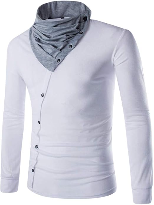 outfit blusa blanca cuello de tortuga