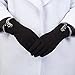 GLOUE Women's Touch Screen Gloves Texting Lined Cashmere Thick Gloves Warm Whether Winter Gloves Driving riding outdoor and indoor fashionable gloves (Black)