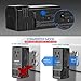 DOACE C8 2000W Travel Voltage Converter 220V to 110V for Hair Dryer Steam Iron, 8A Universal Power Adapter with All in One UK/AU/US/EU Worldwide Plug Wall Charger for Laptop MacBook Camera Cell Phone