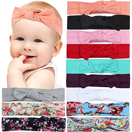 Baby Headbands Elastic Hair Wraps Headbands for Baby Girls,Newborn,Toddler and Children - Thumbnail 7