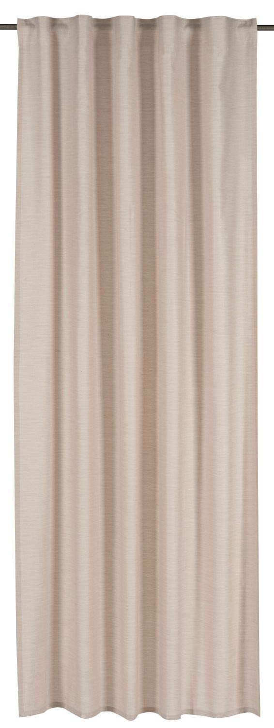 Elbersdrucke Clay 200770 Opaque Curtain with Concealed Tabs, 255 x 140 cm, Curtain for the Living Room, Bedroom, Kitchen, Hallway, Children's Room