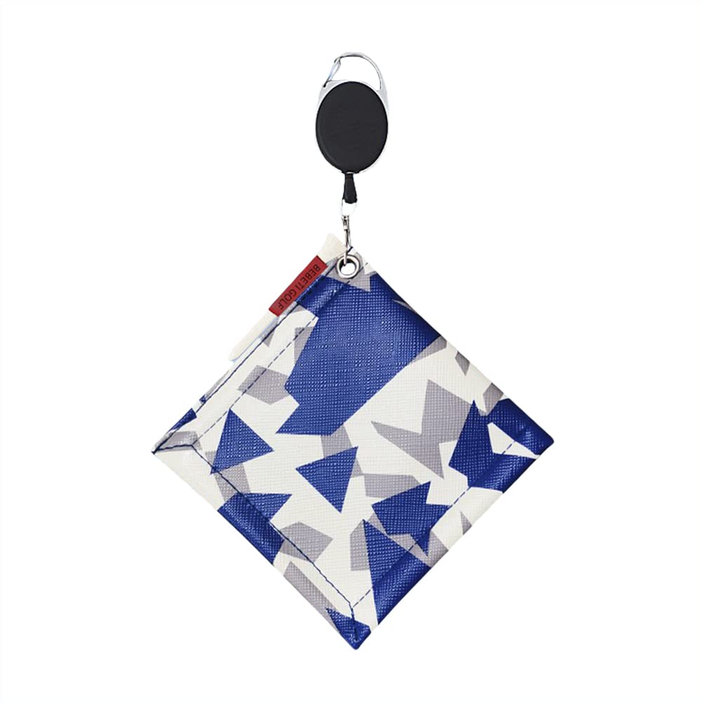 KKPLZZ Golf Towels for Golf Balls with Clip, 3 in 1 Golf Towel Portable Retractable Camouflage Fleece Golf Towel for Men Women Outdoor Sports Golfing