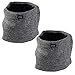 DG Hill Neck Warmer Men Women - 2 Pack Winter Face Mask Thick Thermal - Neck Gaiter Cold Weather Fleece Lined Ski