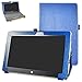 Insignia Flex 11.6 NS-P11W6100 Case,Mama Mouth PU Leather Folio 2-folding Stand Cover for 11.6