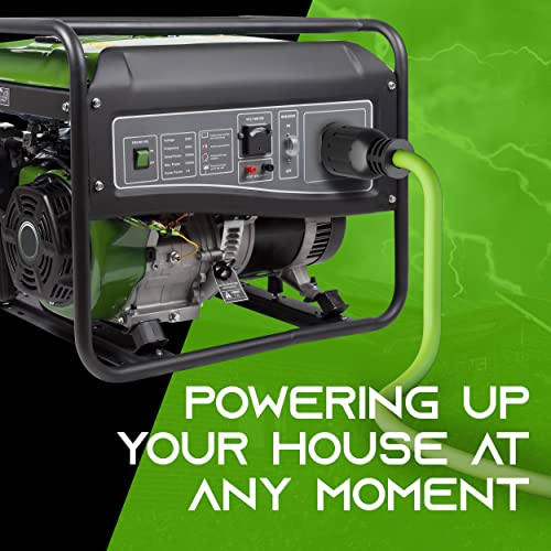 GearIT 30Amp Generator Extension Cord (50 Feet) 4Prong 120/250Volt 7500W, NEMA L1430P/L L14