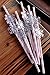 Pink and Silver Party Decorations. Snowflake Straws 10CT. Winter Onederland Birthday