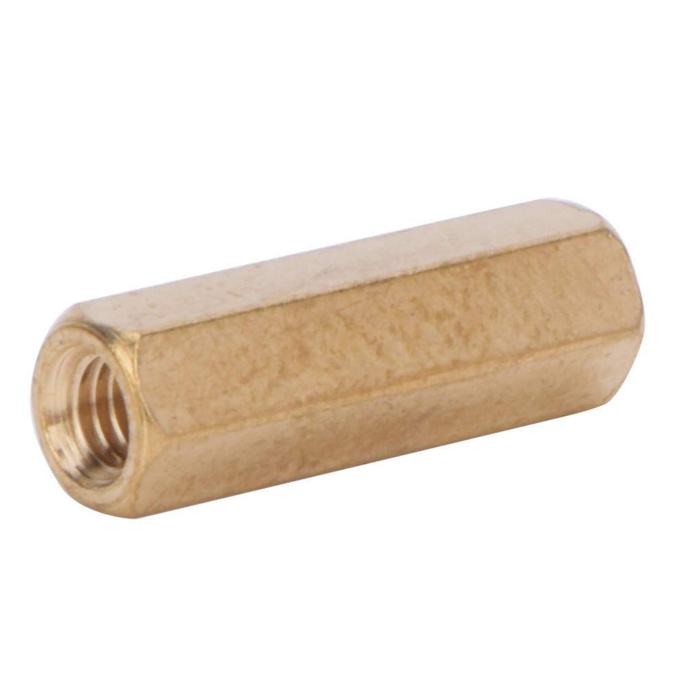 ViaGasaFamido Motherboard Spacer Bolt Screw Male Female Hex Brass Spacer Standof Hex Nuts Accessories M3 2-Ways M3x5/6/8/10/12/15/20-50(M3*15(100PCS)),Stud