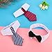 Shappy 3 Pieces Dog Cat Bow Tie Pet Costume Cat Wedding Bowtie Formal Dog Collar Adjustable Necktie Collar for Cat Small Puppy Grooming Accessories