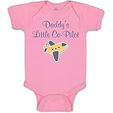 Cute Rascals Custom Baby Bodysuit Daddy's Little Co-Pilot Dad Father's Day Western Funny Cotton