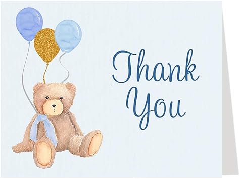 new baby balloon with teddy inside