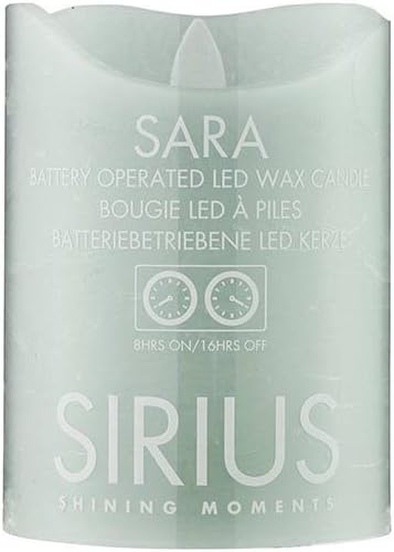 Sirius Home Sara Green LED Candle Maker – Electric Candles (LED, Green, Wax, Battery, Battery, AAA)