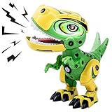 PBOX Dinosaur Toys for Kids,Die-cast Alloy Flexible Body Dinosaurs Toy with Roaring Sound and LED Light,Boys Girls Best Gifts for Age 3 4 5 6 7 8