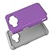 J1 2016 Case, Galaxy Amp 2 Case, Galaxy Express 3 Case, OEAGO [Shockproof] [Impact Protection] Hybrid Dual Layer Defender Protective Case Cover for Samsung Galaxy Amp 2 / J1 2016 / Express 3 - Violet